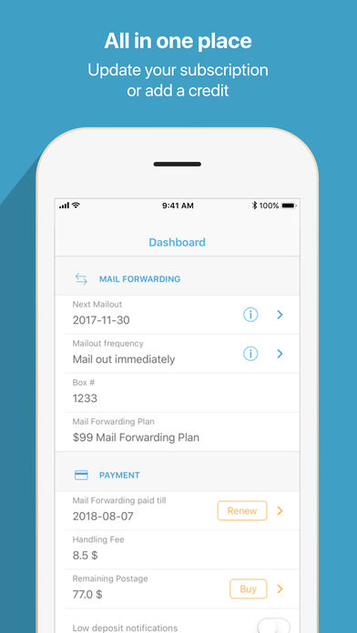 Mail Forwarding App