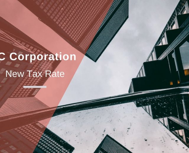 C Corporation New Tax Rate