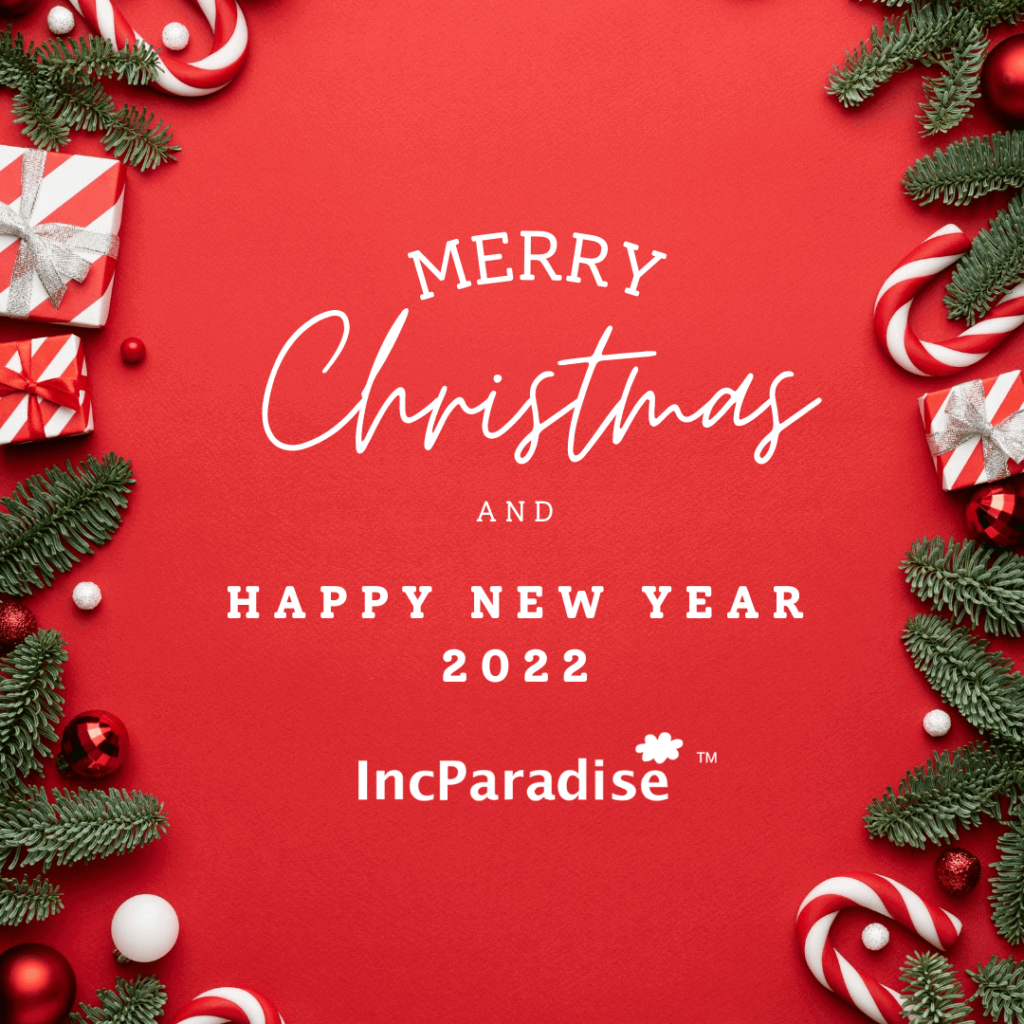 Happy Holidays and Season’s Greetings from IncParadise