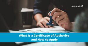 Certificate of Authority