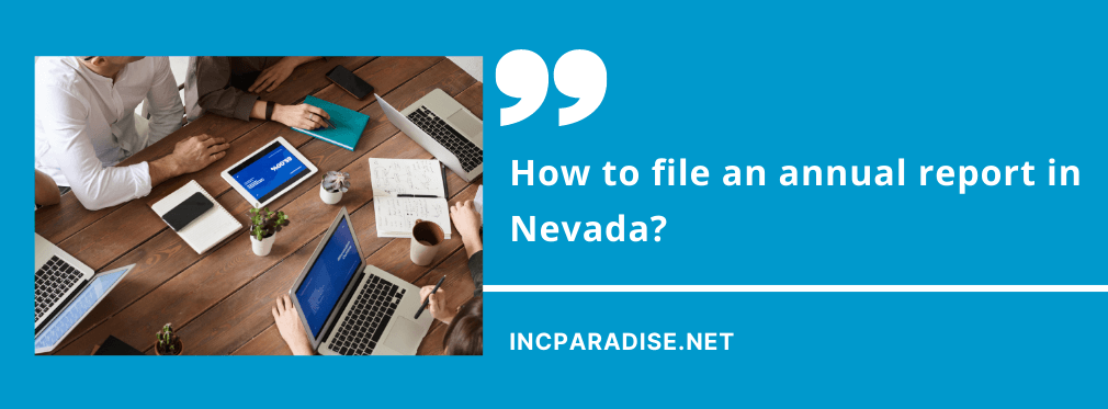 How to file an annual report in Nevada?
