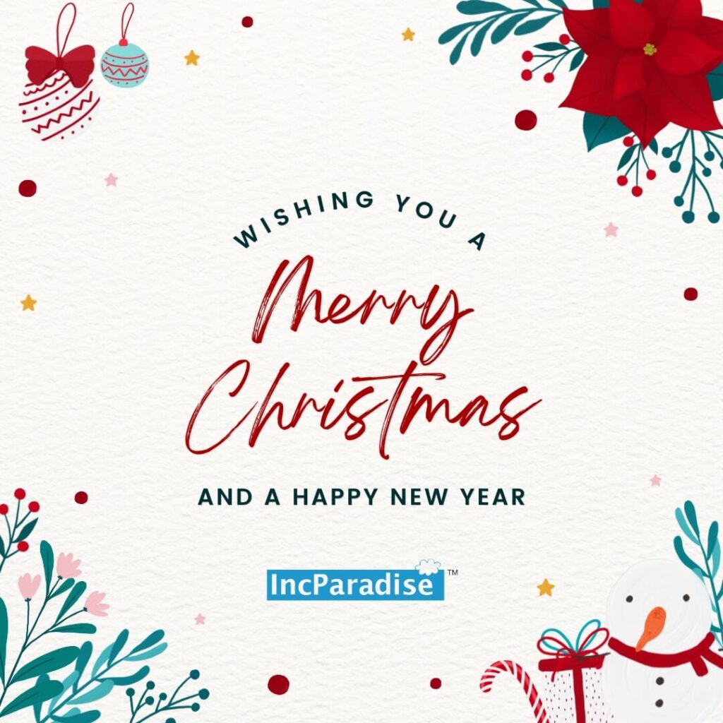 Happy Holidays from IncParadise