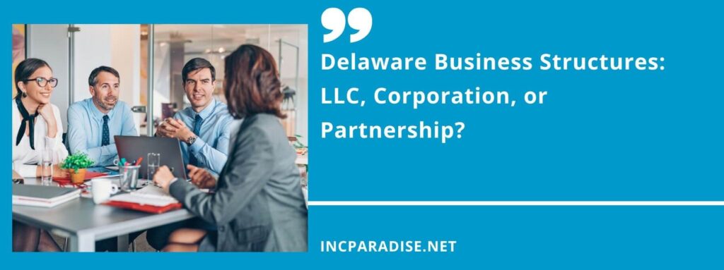 Delaware Business Structures: LLC, Corporation, or Partnership