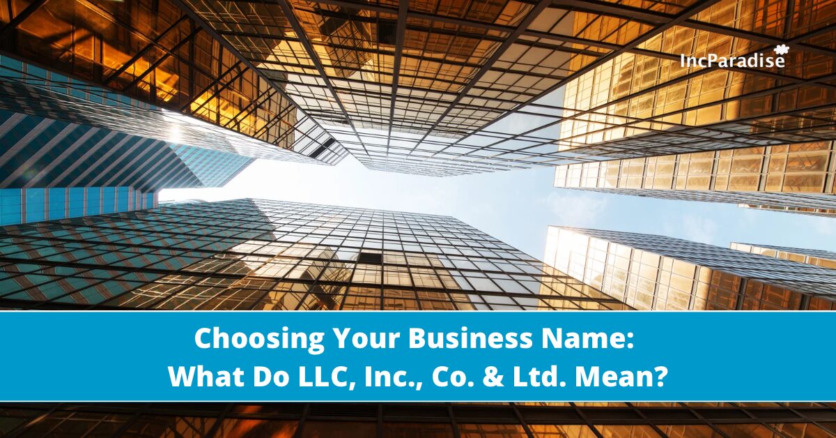 What Do LLC, Inc., Co. & Ltd. Mean?