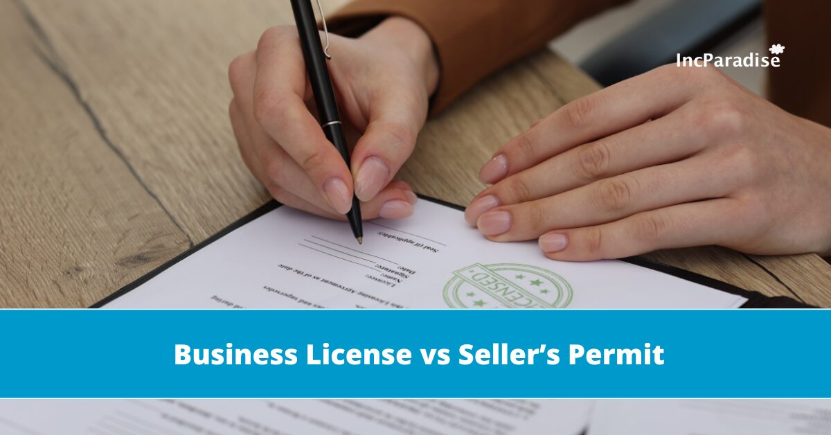 Business License vs Seller’s Permit